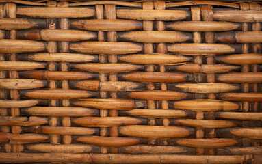 Textura de Mimbre Tejido Natural