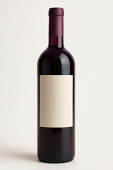 Obraz premium Elegant red wine bottle for isolated 