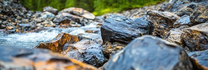 Fototapeta premium photo of trondhjemite rocks