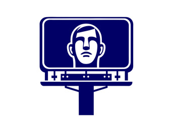 Marketer Business illustration simple vector