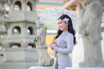 Portrait of a beautiful thai woman