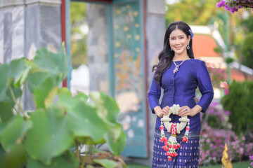 Portrait of a beautiful thai woman