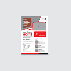 Sale Real Estate Flyer Design Layout