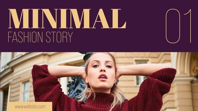 Minimal Fashion Slide / Wide