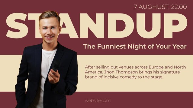 Standup Present Slide / Wide