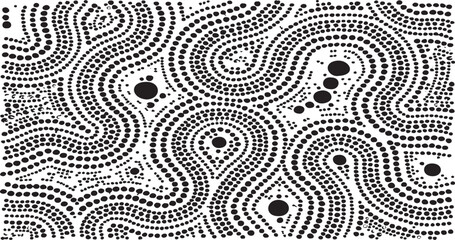 Rough texture. Broken plaster wall effect. Grunge worn damask pattern design. Distressed fabric texture. Overlay texture design. Vector illustration. Eps10.