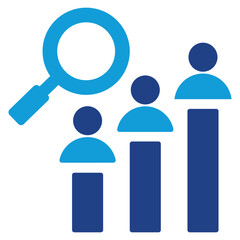 Competitor Evaluation Dual Tone Icon