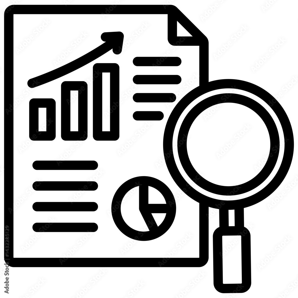 Aufkleber prescriptive analytics outline icon