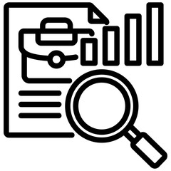 Business Impact Analysis Outline Icon