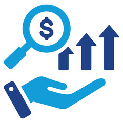 Profitability Analysis Dual Tone Icon