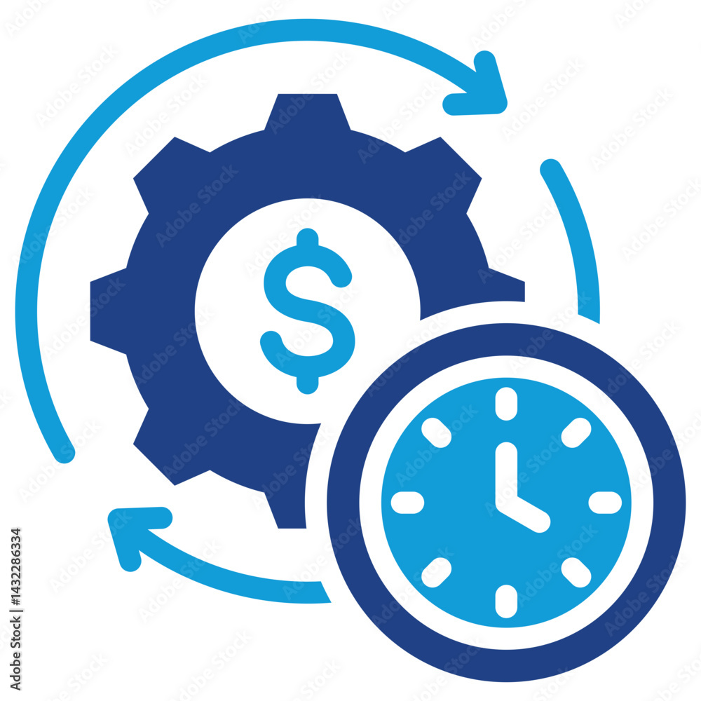 Poster optimization analysis dual tone icon