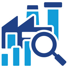 Industry Analysis  Dual Tone Icon