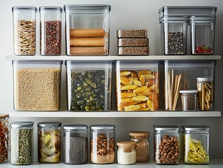 Organized Pantry Storage