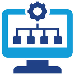 Enterprise Resource Planning Dual Tone Icon