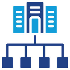 Enterprise Architecture Dual Tone Icon