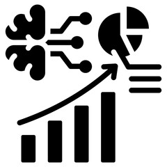 Business Intelligence Solid Black Icon