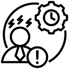 Workload Management Outline Icon