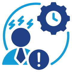 Workload Management Dual Tone Icon