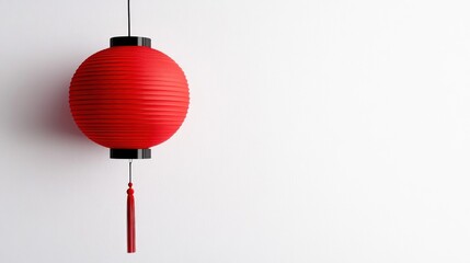 Fototapeta premium Red paper lantern hanging