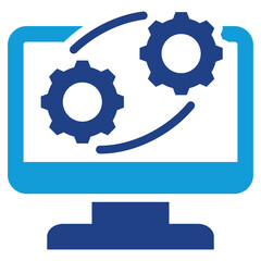 Process Monitoring Dual Tone Icon