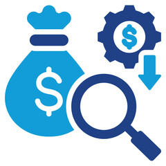 Cost Control Dual Tone Icon