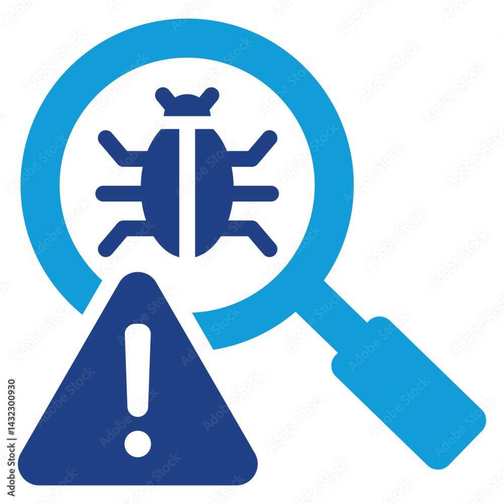 Poster defect detection dual tone icon