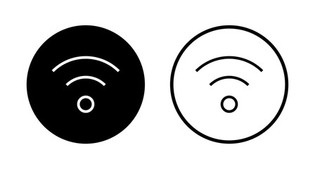 Wifi icon logo design. signal sign and symbol. Wireless  icon