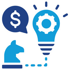 Strategic Initiative  Dual Tone Icon