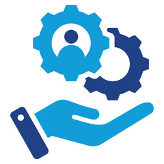 Service Strategy Dual Tone Icon