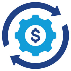 Cost Optimization Dual Tone Icon