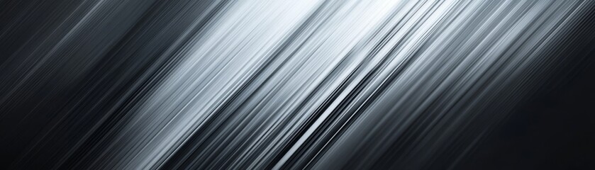 Fototapeta premium Abstract blurred black and white background, smooth gradient for modern design concepts