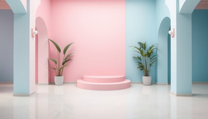 Pastel Room Display