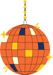 Disco Ball Music Party Illustration