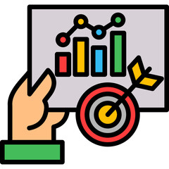 Performance lineal color icon