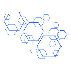 Hexagon Technology Abstract Shape