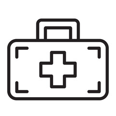 Medical Care Line Icon