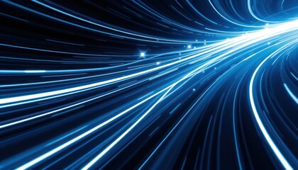 Abstract speed tunnel