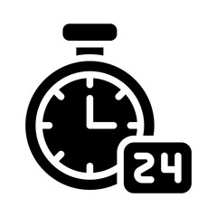 delivery timer glyph icon