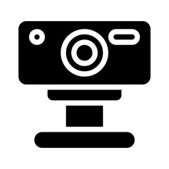 webinar tool glyph icon