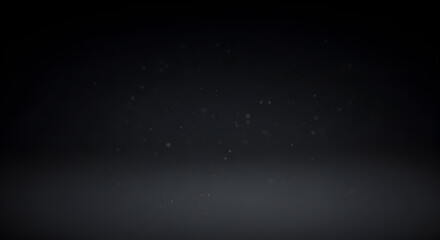 Obraz premium Abstract Dark Background With Floating Dust Particles And Subtle Lighting