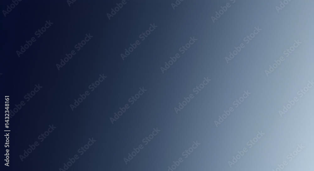 Poster subtle depth and smooth transition of blue color gradient background
