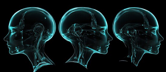 Human Mind Interface: A Medical Visualization of Transparent Brain Structures