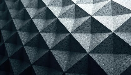 Obraz premium Subtle grayscale repeating geometric motif, clean lines, design, illustration, monochrome