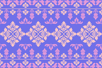seamless floral pattern ,purple ,pink