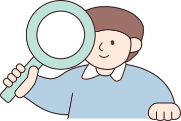 조사 탐구 검색 돋보기