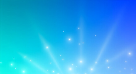 Obraz premium Radiant Light Bursts Emanating On Dreamy Gradient Background Abstract