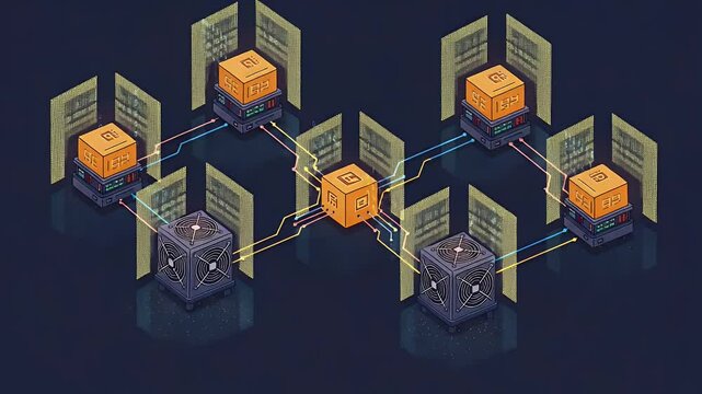 Decentralized Network Animation: Interconnected Nodes for Secure Data and Computing