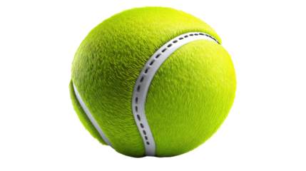 Tennis Ball in Motion: A vibrant tennis ball, a symbol of athletic competition, captures the essence of sport and active lifestyle. The vivid detail of the ball signifies recreation and leisure.