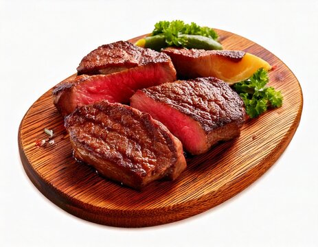  AI Generated Image- Brazilian Picanha on a Rustic Wooden Board 