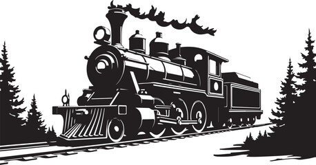 Train Silhouette SVG | Vintage Locomotive Vector Clipart

Steam Engine Train SVG | Railroad Silhouette Design

Classic Train Vector | Transportation SVG Cut File

Train Locomotive Silhouette | Retro R